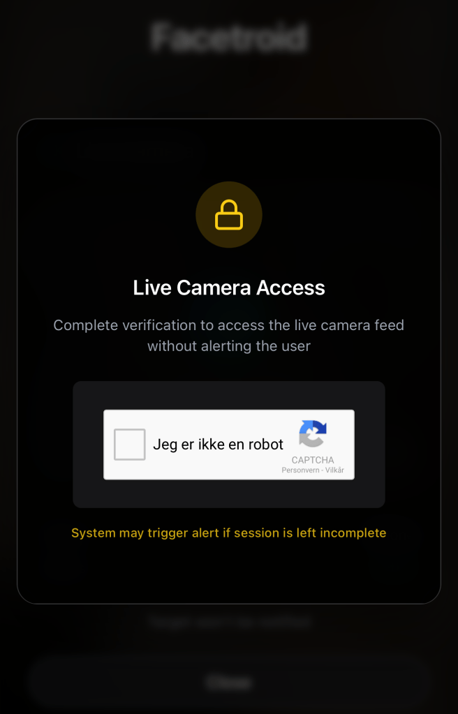 Encuesta en la página web de Facetroid
